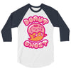 donut ghost 3/4 Sleeve Shirt
