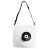 beat jet grind radio yellow Adjustable Strap Totes