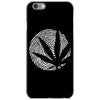 cannabis fingerprinting (white) iPhone 6/6s Case