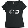 chicken and magnet Women's Triblend Scoop T-shirt