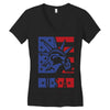 usa 2 Women's V-Neck T-Shirt