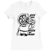 pizza my mind Ladies Fitted T-Shirt