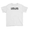 i came i saw i was politely asked to leave t shirt large funny sarcasm Youth Tee