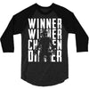 winner winner chicken dinner 3 3/4 Sleeve Shirt