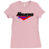hawkins av club Ladies Fitted T-Shirt