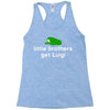 little brothers get luigi Racerback Tank