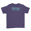 west ham in the blood retro style new Youth Tee