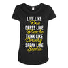 be golden Maternity Scoop Neck T-shirt