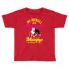 my pitbull is a sweetheart Toddler T-shirt
