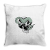 skull and tentacles Throw Pillow