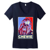 chewbacca poster, ideal gift or birthday present Women's V-Neck T-Shirt