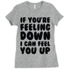 new rude birthday present Ladies Fitted T-Shirt