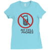 no cell phones Ladies Fitted T-Shirt