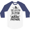 You Cant Scare Me I am Biker Father 3/4 Sleeve Shirt
