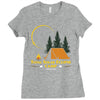 Total Solar Eclipse Camp Ladies Fitted T-Shirt