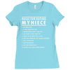 rules for dating my niece Ladies Fitted T-Shirt