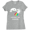unicorns are overrated Ladies Fitted T-Shirt