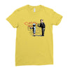 banksy bat Ladies Fitted T-Shirt