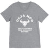 deja moo you've heard this bullshit before V-Neck Tee