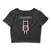 chappie robot movie logo Crop Top