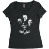 horror icons Women's Triblend Scoop T-shirt