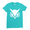 owl Ladies Fitted T-Shirt