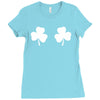shamrock boobs Ladies Fitted T-Shirt