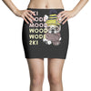ski mood french bulldog Mini Skirts