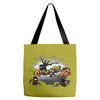 oblivious ninja trick or treat Tote Bags