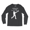 alternatives to war play cricket batting anti war stencil tour Long Sleeve Shirts