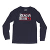 reagan bush '84 80's retro political party Long Sleeve Shirts