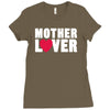 mother lover Ladies Fitted T-Shirt