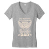 rest in peace dad Women's V-Neck T-Shirt