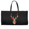 christmas deer Weekender Totes