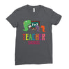 teacher saurus Ladies Fitted T-Shirt