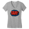 comic bam Women's V-Neck T-Shirt