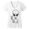 alien Women's V-Neck T-Shirt