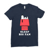 Sleep Big Fan Ladies Fitted T-Shirt