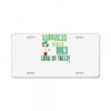 weed plant funny tee shirt 420 cannabis pot marijuana stoner gag addic License Plate
