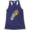 running we kick asphalt Racerback Tank