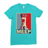 beaker meep poster, ideal birthday gift or present Ladies Fitted T-Shirt