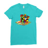 Rubik Cube Ladies Fitted T-Shirt