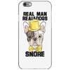 snoring gentleman iPhone 6/6s Case