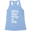 90's hip hop music Racerback Tank