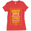 nobody exists on purpose Ladies Fitted T-Shirt