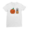 pumpkin spice Ladies Fitted T-Shirt