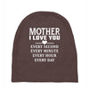 I Love You Mother Baby Beanies