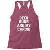 beer run cardio Racerback Tank