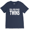 real men make twins (2) V-Neck Tee