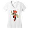 red panda Women's V-Neck T-Shirt